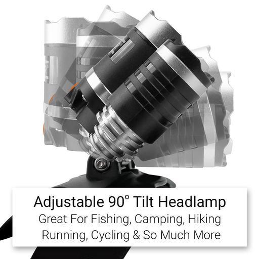 Bayer BLA50 50000LMS 4 Modes 3 LED Rechargeable Headlamp – image 3