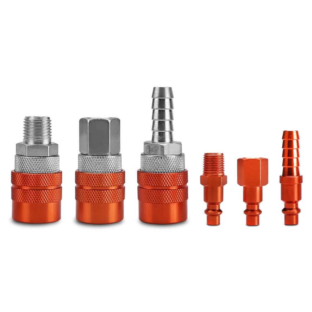 Chicago Air CA7PTT 6pce Truflate Type Air Fitting Kit