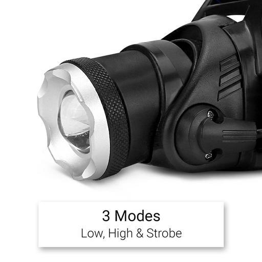 Bayer BLA30 30000LMS 3 Modes 1 LED Rechargeable Headlamp – image 4