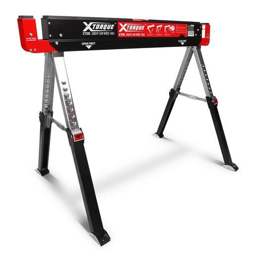 Height Adjustable Folding Jobsite Sawhorses