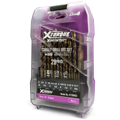 Xtorque XT28M35 28pce XGEN4 Metric Atomic 27 M35 HSS Cobalt Drill Bit Set – image 2