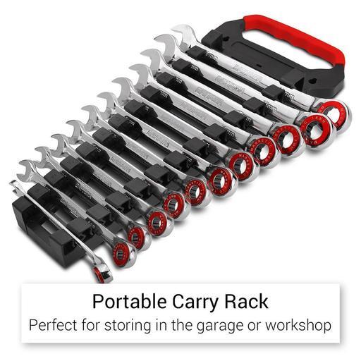 Daytona D12RMS 12pce Magnetic Stop Ring Reversible Ratchet Spanner Set – image 8
