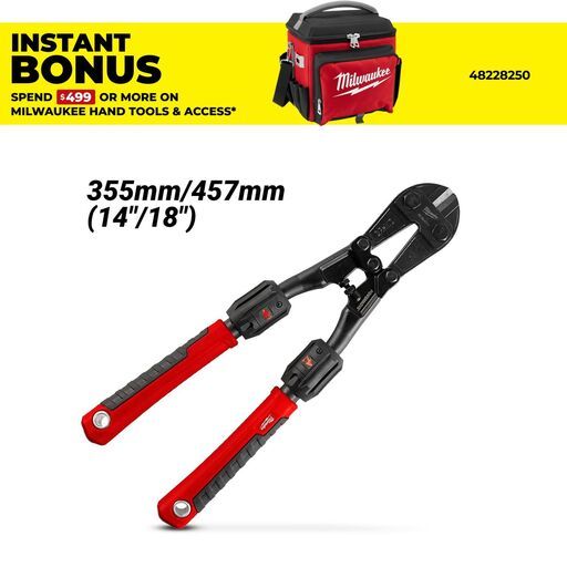 Milwaukee 48224114 355mm/457mm (14"/18") Adaptable Bolt Cutters