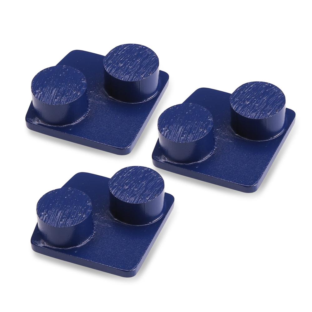 Xtorque XGPS25 25# Grit - Soft Bond Diamond Shoe Plate Pad For Medium - Hard Concrete - Suits Redi Lock Style Husqvarna & Bayer - 3 Pack Kit – image 1