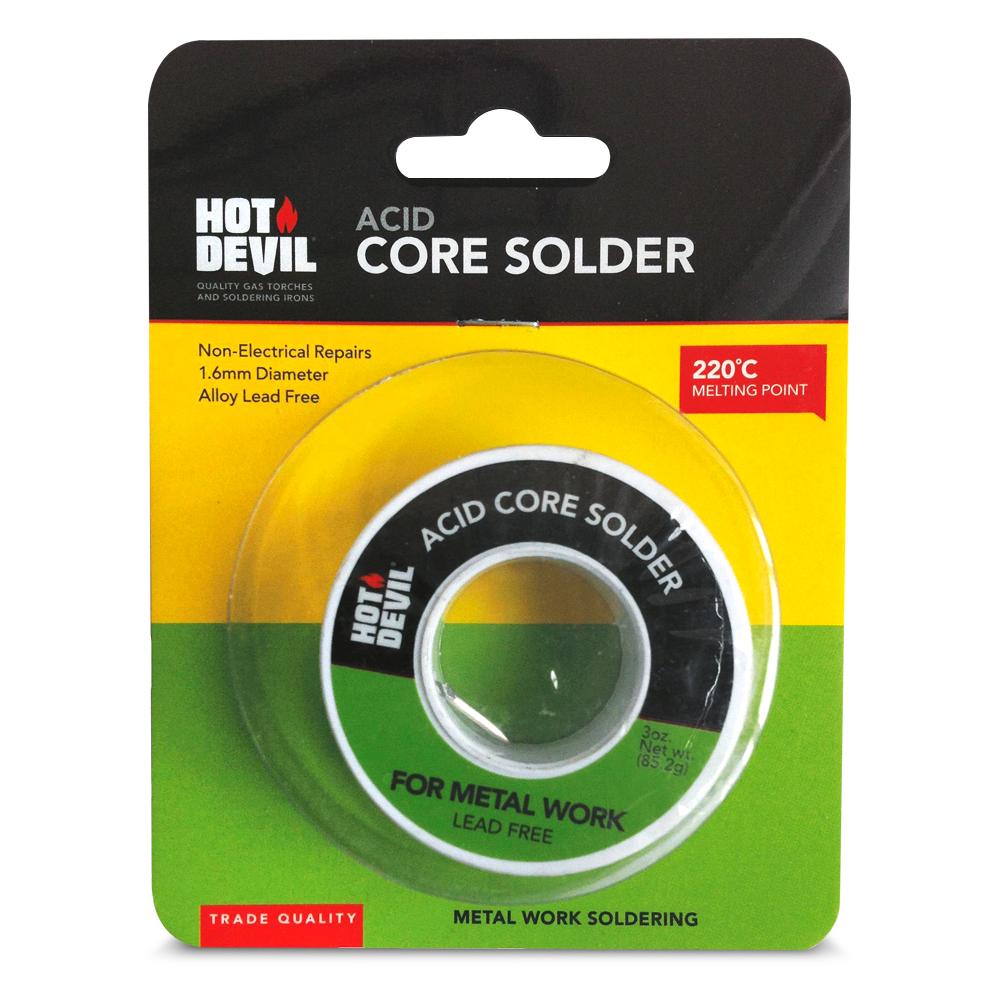 Hot Devil HDACS 1.6mm Acid Core Soldering Wire – image 1