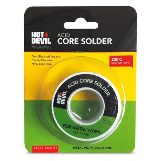 Hot Devil HDACS 1.6mm Acid Core Soldering Wire