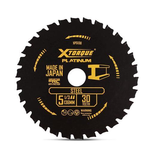 Xtorque XPS136 Platinum 136mm (5-1/3") 30-Teeth Steel Carbide Tipped Saw Blade - MADE IN JAPAN