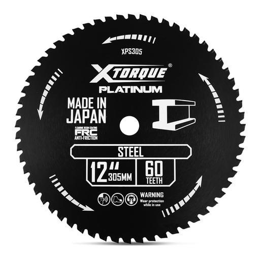 Xtorque XPS305 Platinum 305mm (12") 60-Teeth Steel Carbide Tipped Saw Blade - MADE IN JAPAN