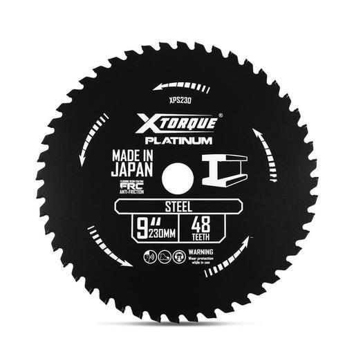 Xtorque XPS230 Platinum 230mm (9") 48-Teeth Steel Carbide Tipped Saw Blade - MADE IN JAPAN