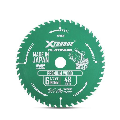 Xtorque XPW160 Platinum 160mm (6-1/2") 48-Teeth Premium Wood Carbide Tipped Saw Blade - MADE IN JAPAN