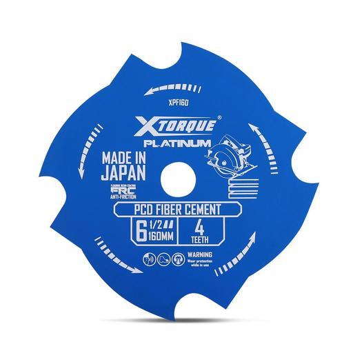 Xtorque XPF160 Platinum 160mm (6-1/2") 4-Teeth PCD Fibre Cement Saw Blade - MADE IN JAPAN
