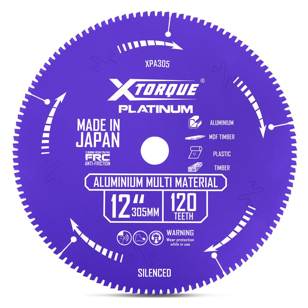 Xtorque XPA305 Platinum 305mm (12") 120-Teeth Aluminium Multi Material Carbide Tipped Saw Blade - MADE IN JAPAN – image 1
