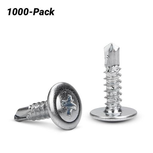 Fixed Fasteners FBH16 1000 Pack PH2 8G x 18TPI x 16mm Fine Thread Self Drilling Zinc Metal Screws