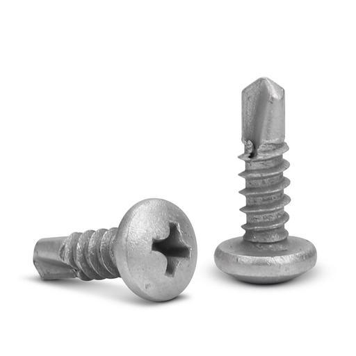 Fixed Fasteners FPH16 1000 Pack PH2 10G x 16TPI x 16mm Fine Thread Self Drilling Galvanised Metal Screws – image 2