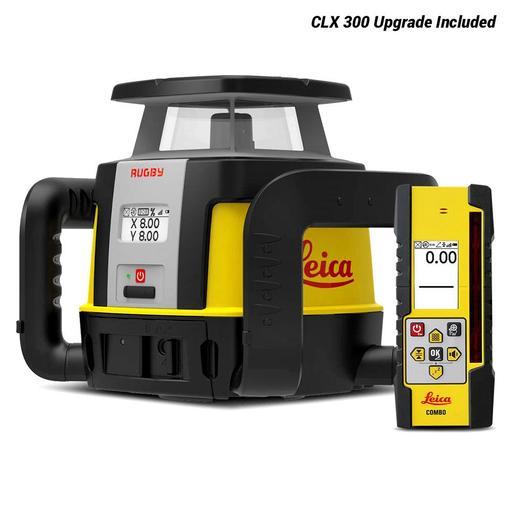 Leica CLX200/300 Rugby CLH Chameleon Red Beam Upgradable Rotary Laser with CLX300 Update