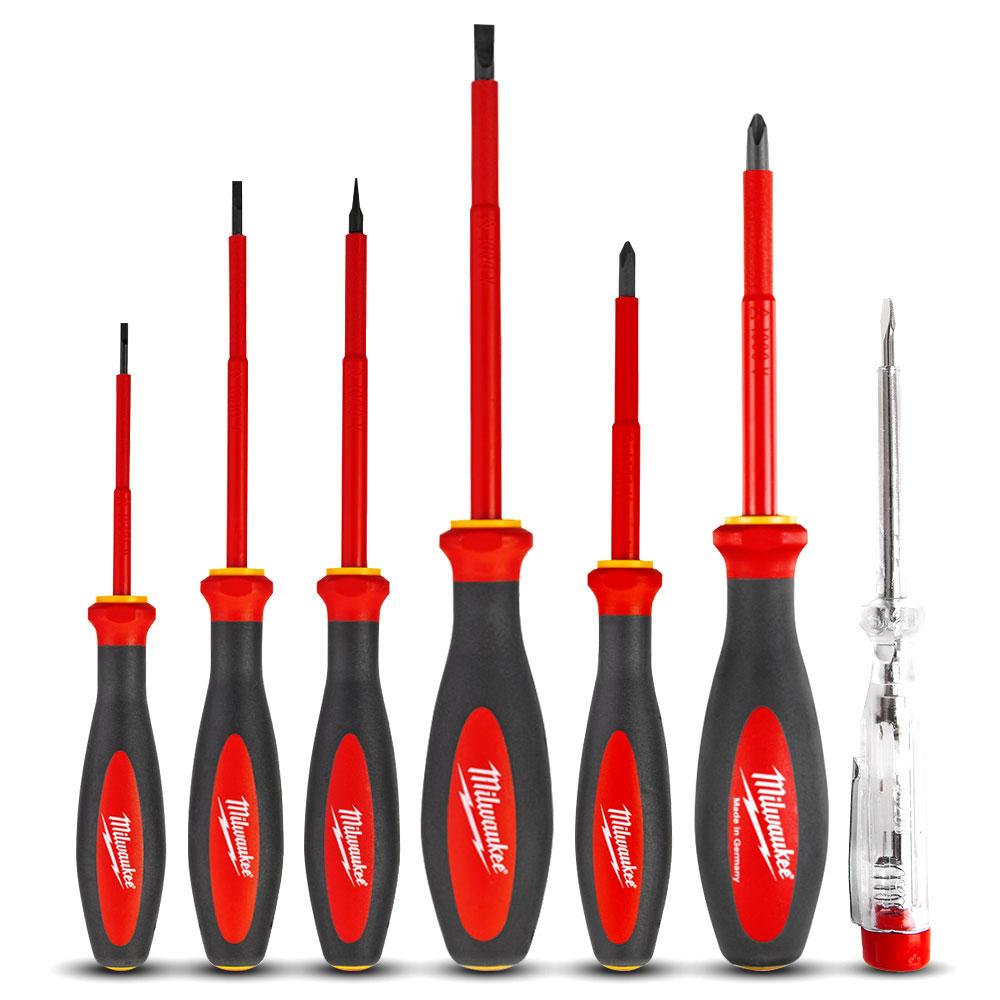 Milwaukee 4932464068 7pce VDE Screwdriver Set