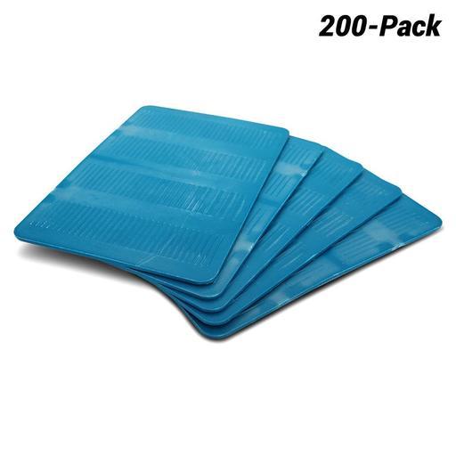 Fixed Fasteners F15012S F15012S 200-Pack 150 x 100 x 2mm Blue Packing Shims