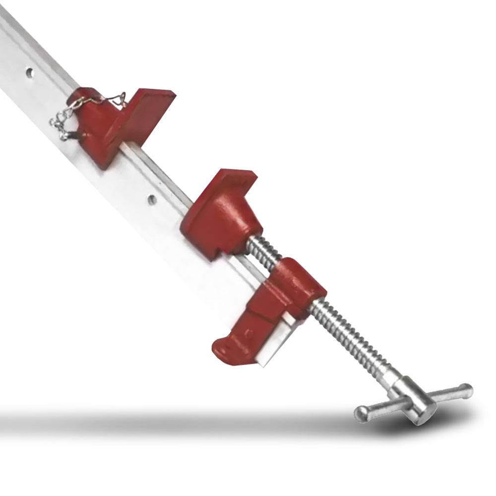 Dawn 61237 2500mm Aluminium T-Bar (Sash) Heavy Duty Cramps - Super Grade - Unbreakable Jaws – image 2