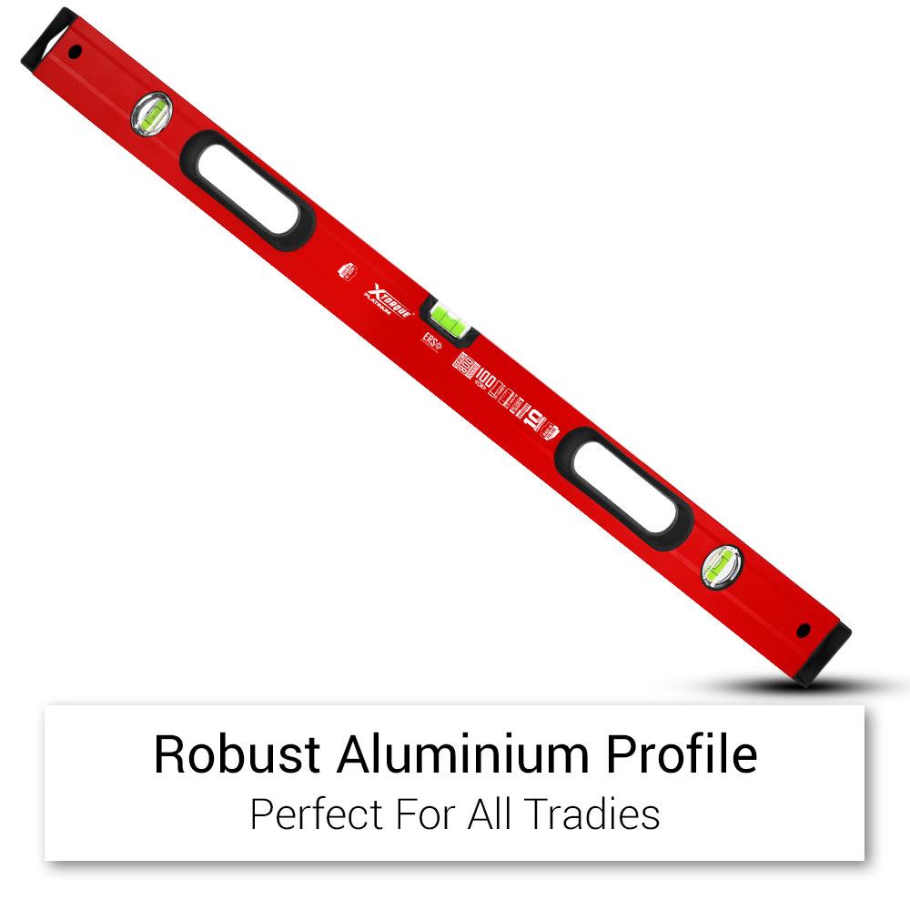 Xtorque XPR1000 100CM 800 Series Red Milled Spirit Level – image 5