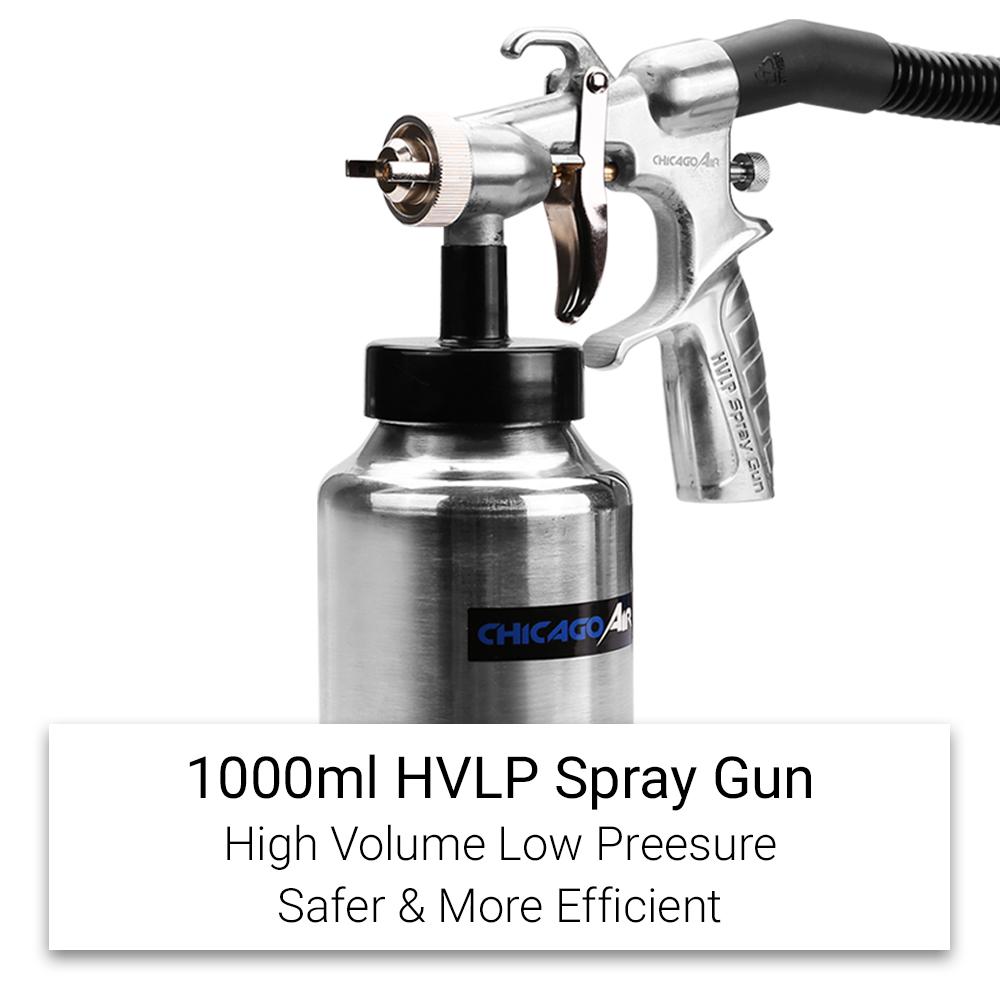 Chicago Air C600PS 600W 1000mL Power Paint Spray Gun – image 3