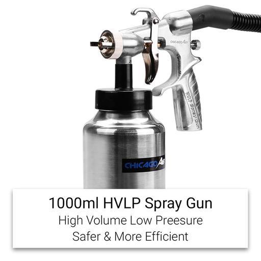 Chicago Air C600PS 600W 1000mL Power Paint Spray Gun – image 3