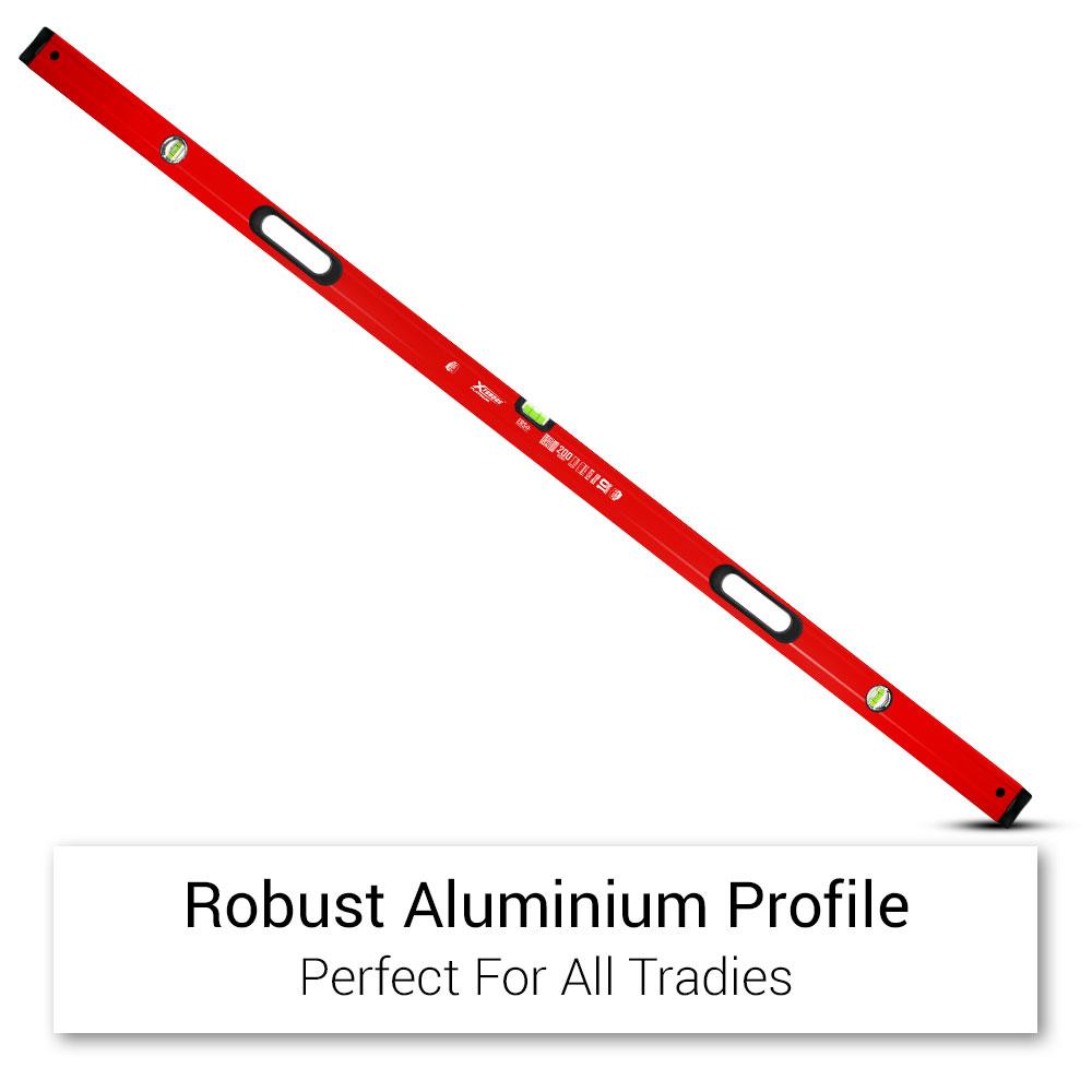 Xtorque XPR2000 200CM 800 Series Red Milled Spirit Level – image 5