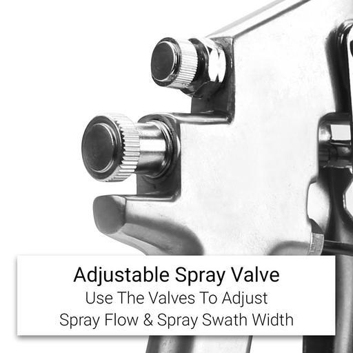 Chicago Air C1000S 1000mL Suction Feed Spray Gun with 2 Nozzles – image 4