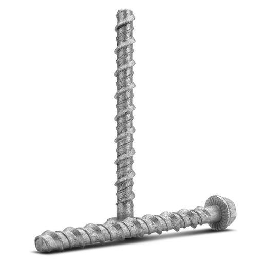 Fixed Fasteners F675GB 100-Pack 6 x 75mm Hex Flange Galvanised Concrete Screw Bolts – image 2