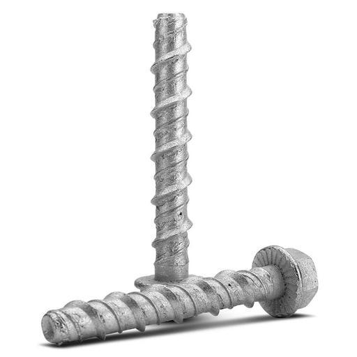 Fixed Fasteners F860GB 100-Pack 8 x 60mm Hex Flange Galvanised Concrete Screw Bolts – image 2