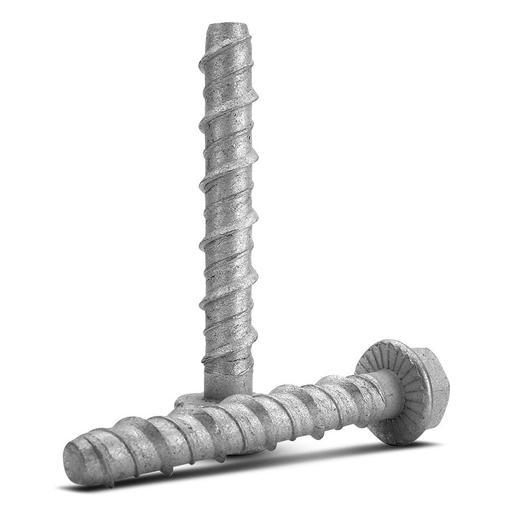 Fixed Fasteners F175GB 50-Pack 10 x 75mm Hex Flange Galvanised Concrete Screw Bolts – image 2