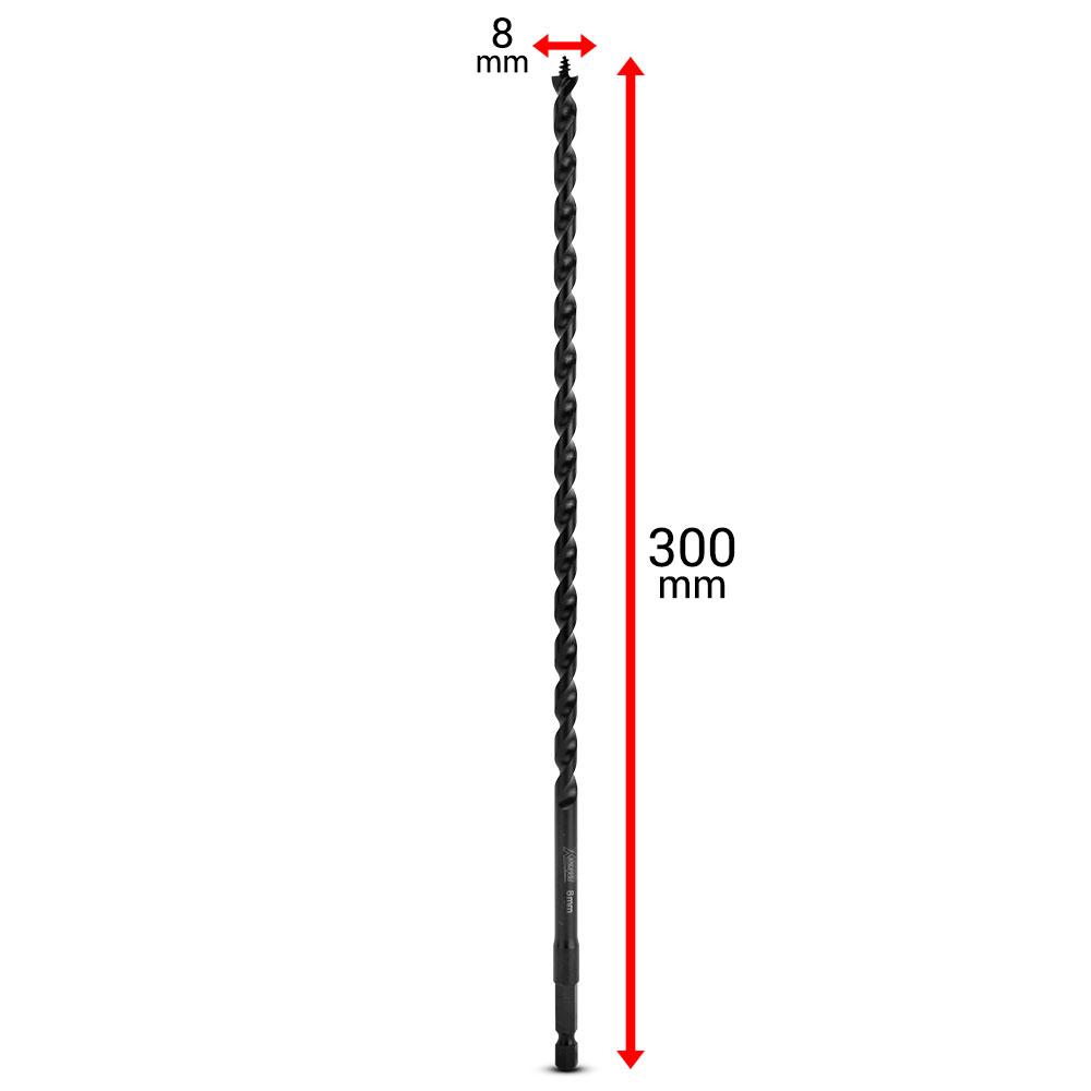 Xtorque X8SA 300mm x 8mm Ultra Hard Scotch Auger Drill Bit – image 3