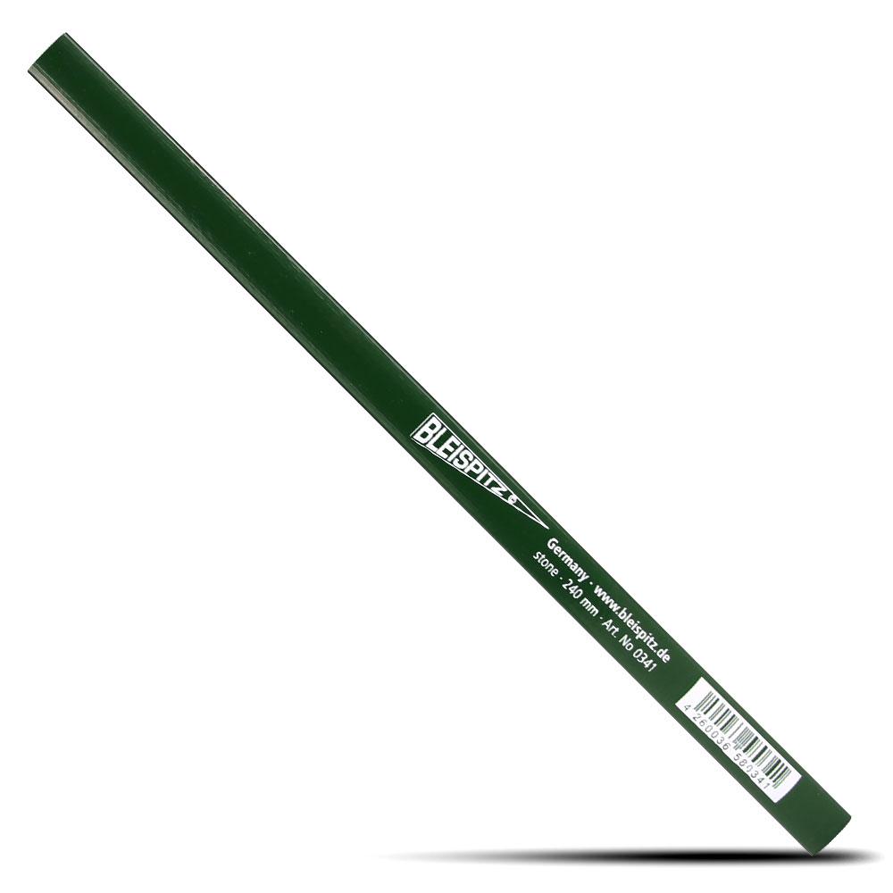Bleispitz 0334 12-Pack 10H 240mm Flat Oval Green Carpenter Pencils - MADE IN EUROPE – image 2