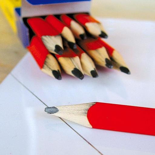Bleispitz 0396 9-Pack 7B 240mm Triangular Red Multigraph Pencils - MADE IN EUROPE – image 4