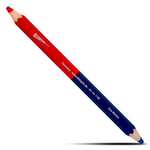 Bleispitz 1171-12 12-Pack 175mm Red/Blue Duo-Marker Coloured Pencils - MADE IN EUROPE – image 2
