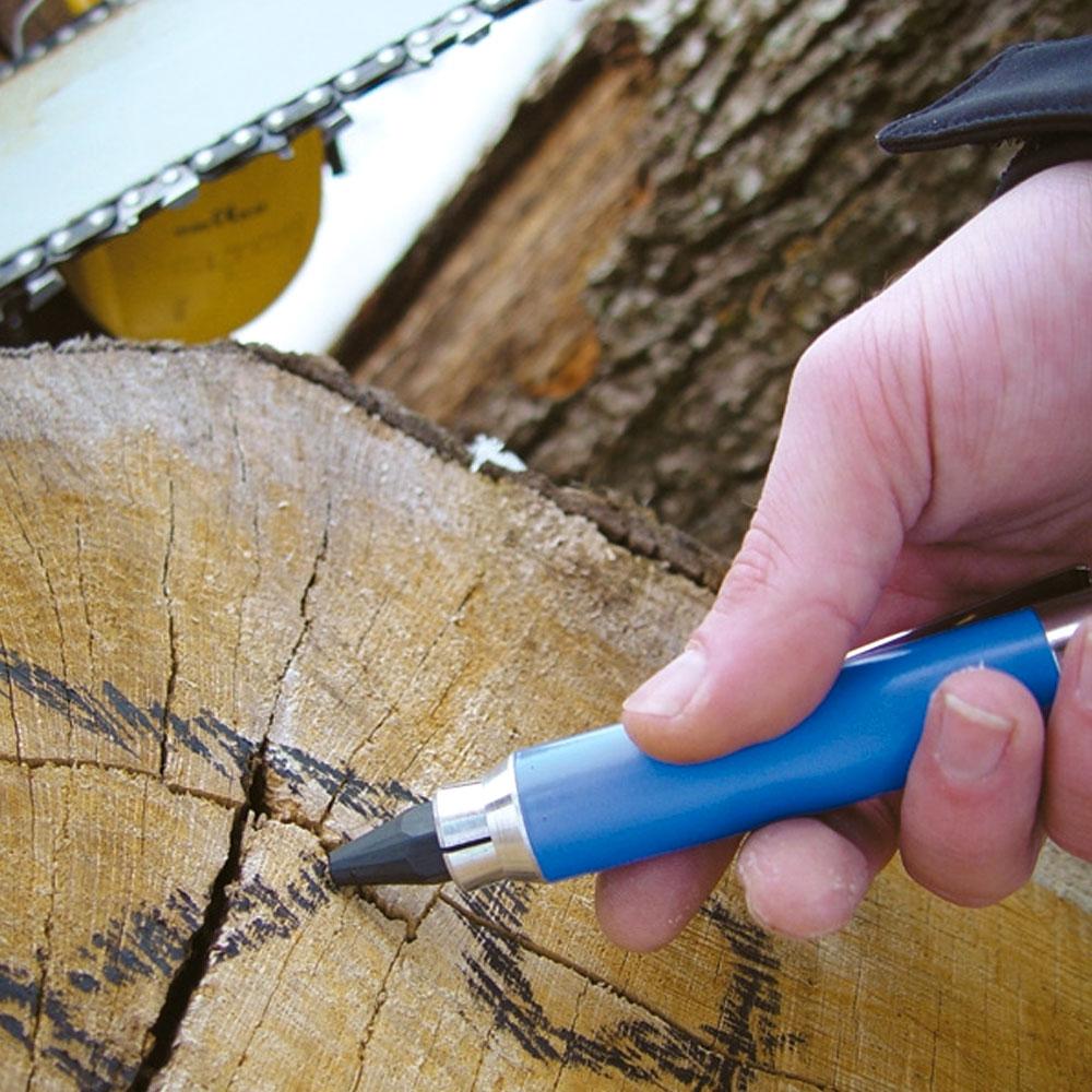 Bleispitz 2017 Blue Aluminum Lumber Crayon Holder