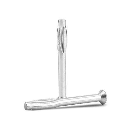 Fixed Fasteners F675SA 100-Pack 6 x 75mm Flat Head White Zinc Split Drive Anchor – image 2