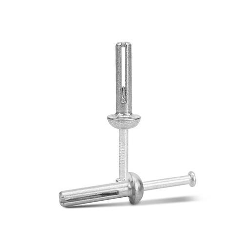 Fixed Fasteners F520ZP 100-Pack 5 x 20mm Mushroom Head Zinc Alloy Nail In Anchor – image 2