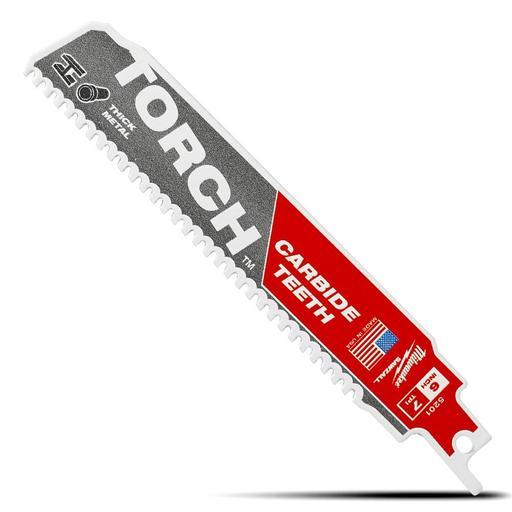Milwaukee 48005201 Single 150mm The TORCH with Carbide Teeth SAWZALL Recipro Saw Blade – image 2
