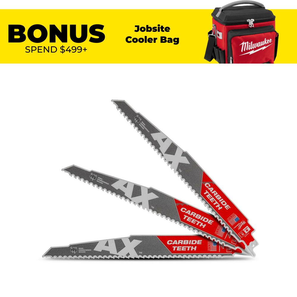 Milwaukee 48005326 3-Pack The AX Carbide Teeth 230mm (9