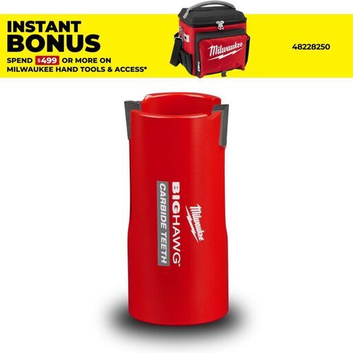 Milwaukee 49569200 35mm (1-3/8") Big HAWG Carbide Teeth TCT Hole Saw