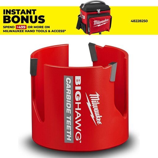 Milwaukee 49569230 76mm (2-3/4") Big HAWG Carbide Teeth TCT Hole Saw
