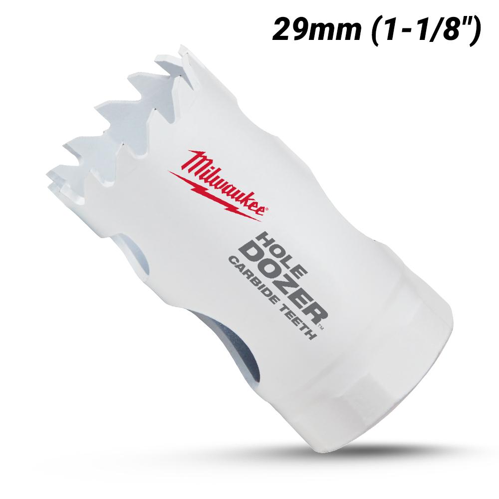 Milwaukee 49560708 29mm (1-1/8") HOLE DOZER Carbide Teeth Bi-Metal Hole Saw – image 2