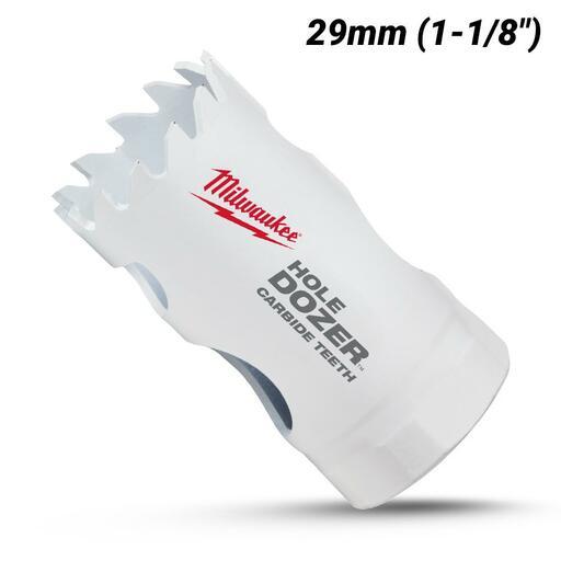 Milwaukee 49560708 29mm (1-1/8") HOLE DOZER Carbide Teeth Bi-Metal Hole Saw – image 2