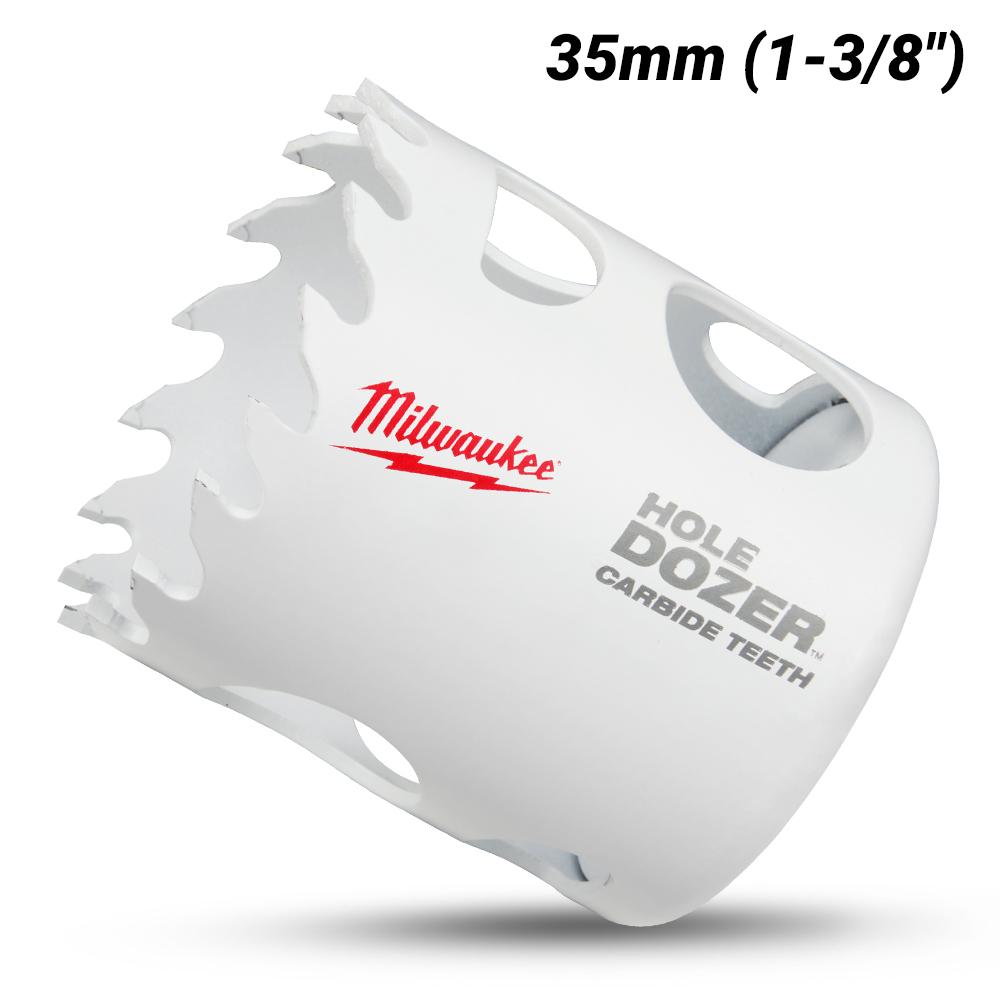 Milwaukee 49560712 35mm (1-3/8") HOLE DOZER Carbide Teeth Bi-Metal Hole Saw – image 2