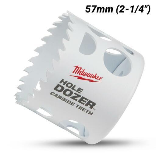 Milwaukee 49560724 57mm (2-1/4") HOLE DOZER Carbide Teeth Bi-Metal Hole Saw – image 2