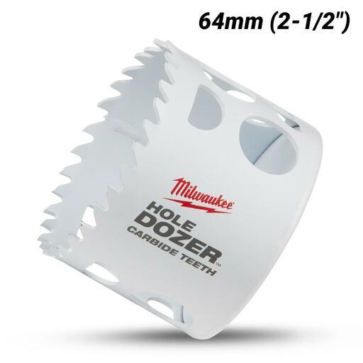 Milwaukee 49560727 64mm (2-1/2") HOLE DOZER Carbide Teeth Bi-Metal Hole Saw – image 2