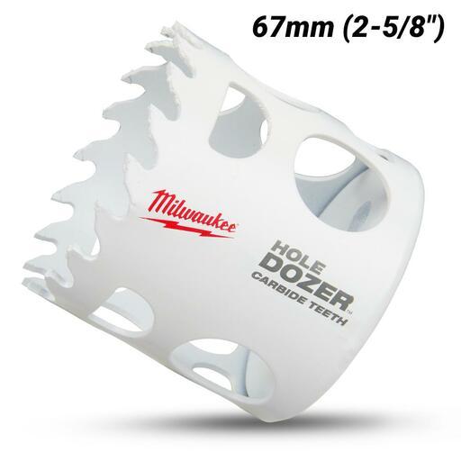 Milwaukee 49560729 67mm (2-5/8") HOLE DOZER Carbide Teeth Bi-Metal Hole Saw – image 2