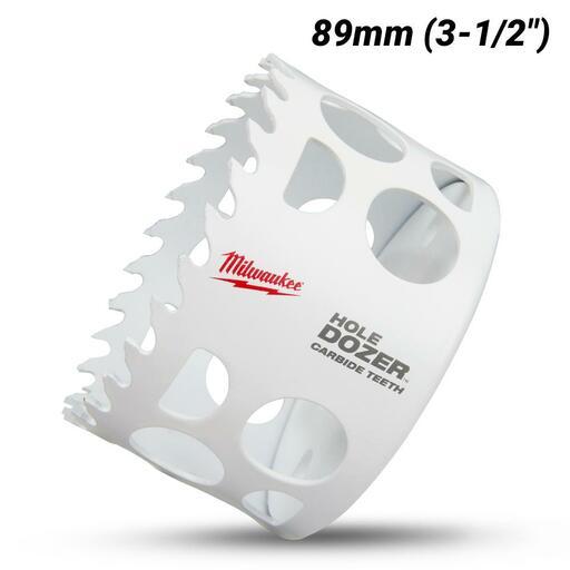 Milwaukee 49560738 89mm (3-1/2") HOLE DOZER Carbide Teeth Bi-Metal Hole Saw – image 2