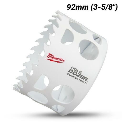Milwaukee 49560739 92mm (3-5/8") HOLE DOZER Carbide Teeth Bi-Metal Hole Saw – image 2