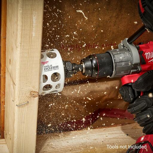 Milwaukee 49560746 114mm (4-1/2") HOLE DOZER Carbide Teeth Bi-Metal Hole Saw – image 6